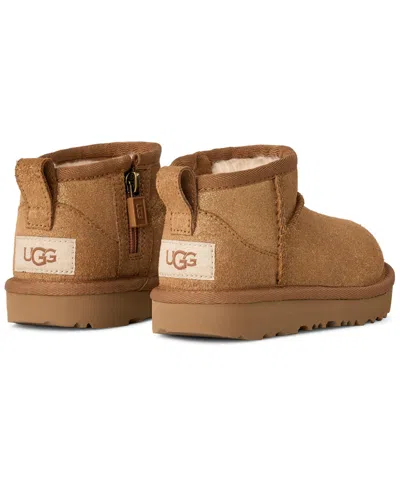 Ugg Toddler Classic Ultra Mini Dazzle Boots In Brown