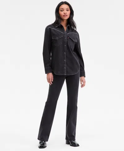 Levi's Women's Sawyer Western Shirt In Black