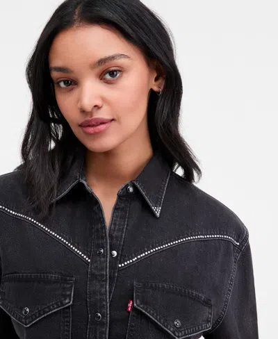 Levi's Women's Sawyer Western Shirt In Black