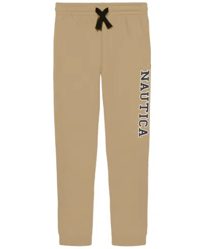 Nautica Boys 8-20 Banded Cuff Pull-on Joggers In Neutral
