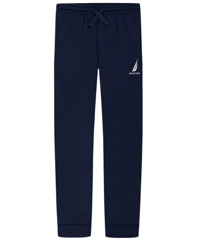 Nautica Boys 8-20 J-class Pull-on Elastic Joggers In Blue