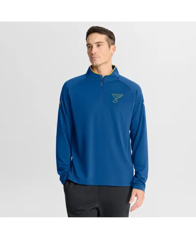 Fanatics Men's Blue St. Louis Blues Authentic Pro Rink Training Quarter-zip Pullover Sweatshirt In Blue