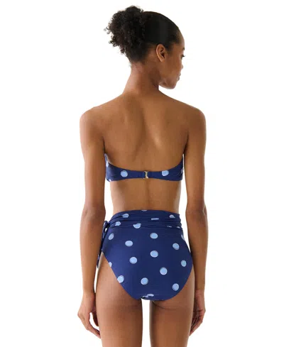 Kate Spade Women's Ring Front Bra Top In Blue