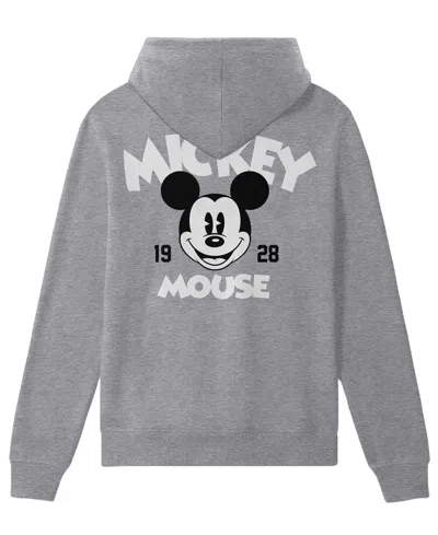Hybrid Apparel Men's Mickey Mouse Full Zip Sweatshirt In Gray