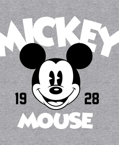 Hybrid Apparel Men's Mickey Mouse Full Zip Sweatshirt In Gray