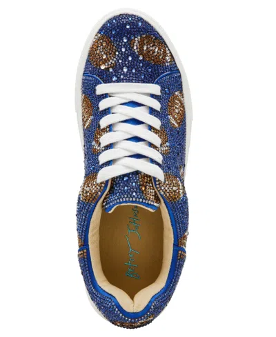 Betsey Johnson Women's Sidny Platform Sneakers In Blue