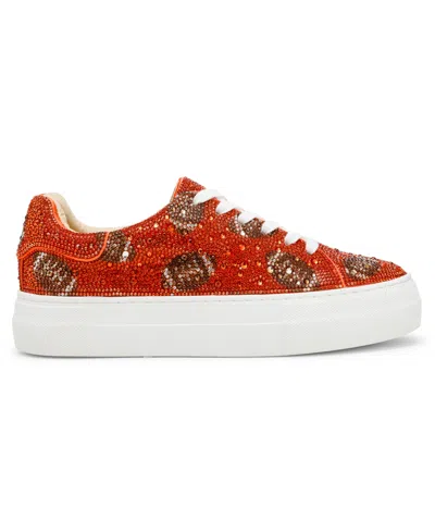 Betsey Johnson Women's Sidny Platform Sneakers In Orange
