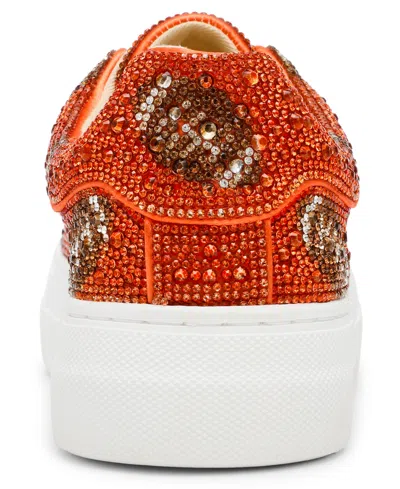 Betsey Johnson Women's Sidny Platform Sneakers In Orange
