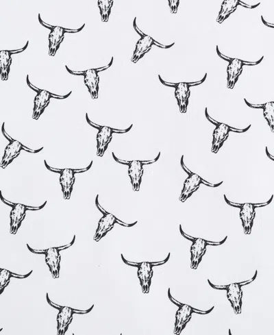 Wrangler Printed Microfiber 3-pc. Sheet Set, Twin Xl In White