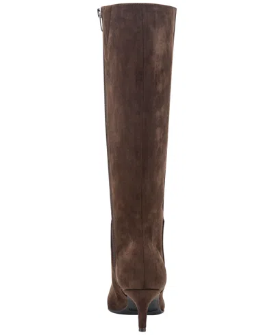 Marc Fisher Women's Glint Tall Pointy Toe Boots In Brown