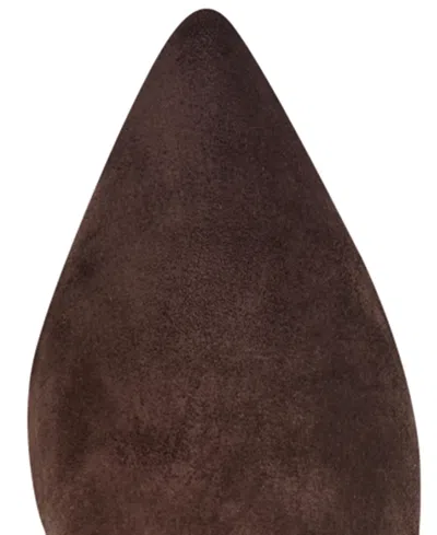 Marc Fisher Women's Glint Tall Pointy Toe Boots In Brown