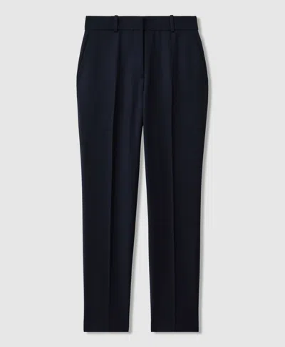Reiss Gabi Slim Leg Trousers In Blue