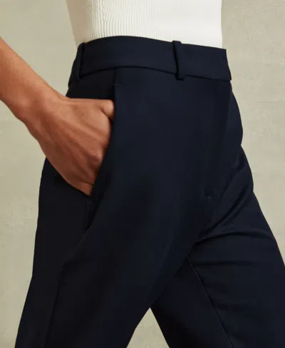 Reiss Gabi Slim Leg Trousers In Blue