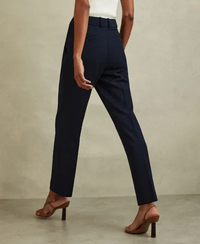 Reiss Gabi Slim Leg Trousers In Blue
