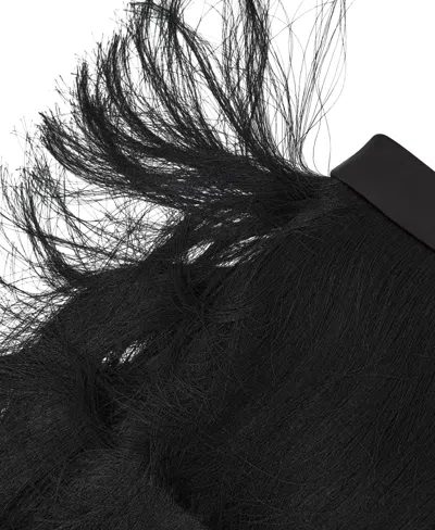 Reiss Women's Fringe Mini Skirt In Black