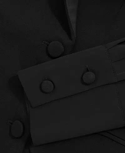 Reiss Adina Double Breasted Blazer Dress In Black