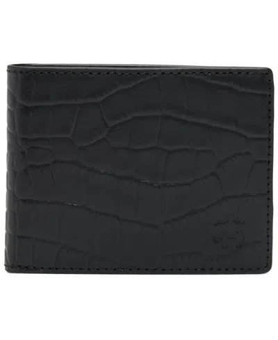 Brooks Brothers Men's Brower Bi-fold Wallet In Black