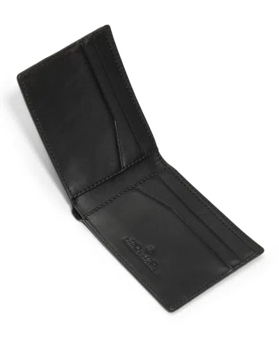 Brooks Brothers Men's Brower Bi-fold Wallet In Black