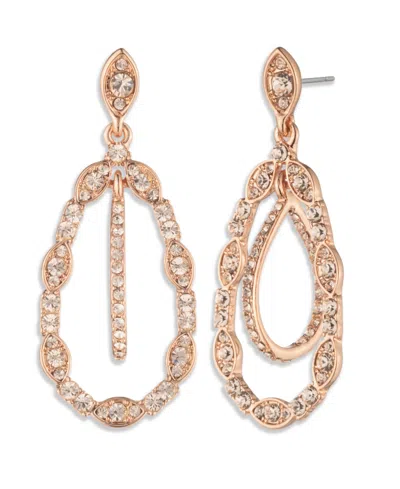 Givenchy Glass Crystal Orbital Dynamic Earrings (also In Silver-tone And Rose Gold-tone) In Gold