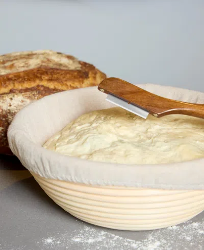 Nambe Breaking Bread Proofing Basket & Lame, Set Of Two In Multi