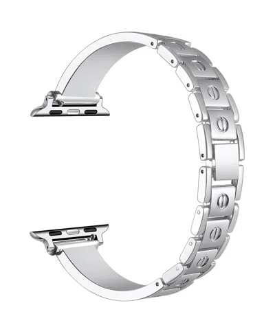 Posh Tech Cambell Stainless Steel Bracelet Band For Apple Watch In Metallic