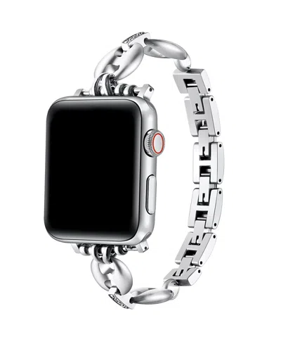 Posh Tech Poppy Rhinestone Band For Apple Watch In Metallic