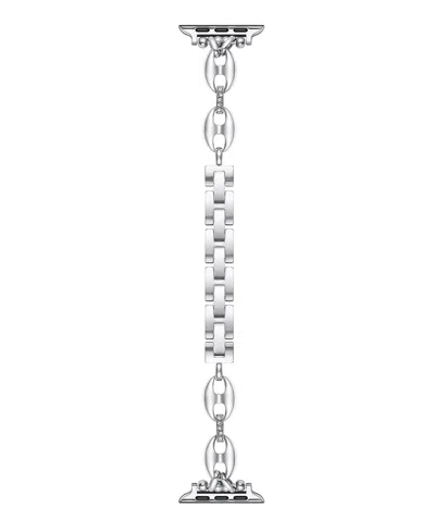 Posh Tech Poppy Rhinestone Band For Apple Watch In Metallic