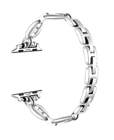 Posh Tech Poppy Rhinestone Band For Apple Watch In Metallic