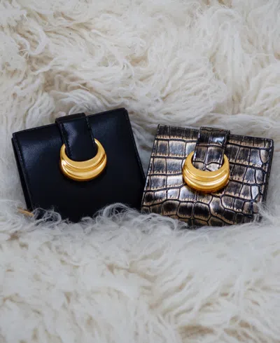 Donna Karan New York Valley Stream Small Wallet In Blue