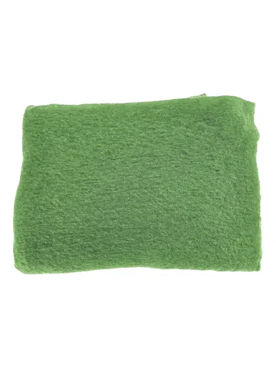 Botto Giuseppe Large Cashmere Scarf In Green