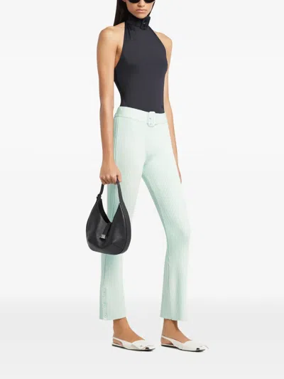 Courrèges Logo-buckle Shoulder Bag In Pattern