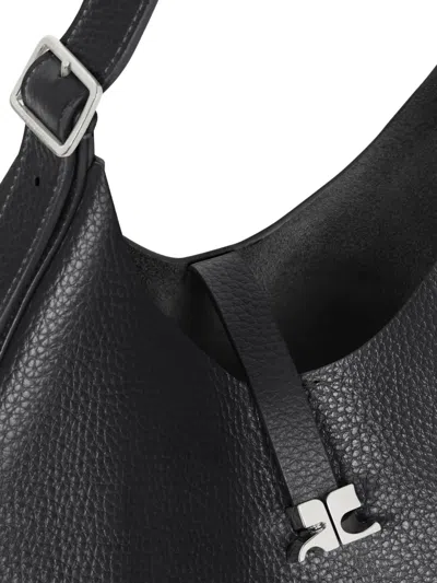 Courrèges Logo-buckle Shoulder Bag In Pattern