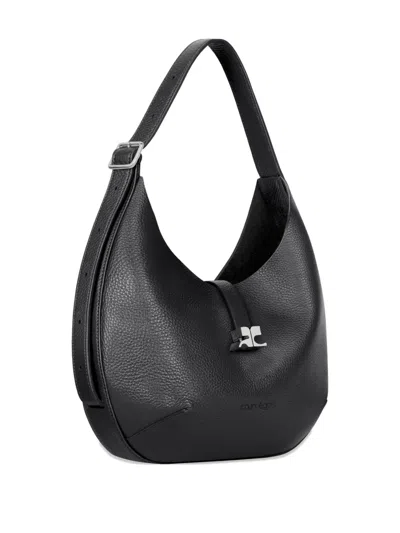 Courrèges Logo-buckle Shoulder Bag In Pattern