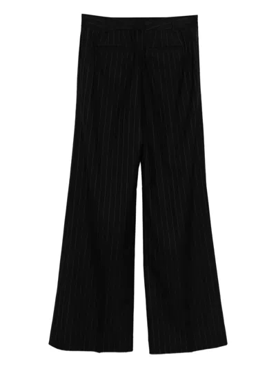 Ralph Lauren Pinstripe Trousers In Blue