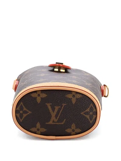 Pre-owned Louis Vuitton Fold Me Pouch Monogram Canvas Crossbody Bag In Brown