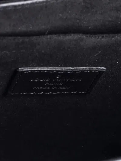 Pre-owned Louis Vuitton Camera Box Handbag Studded Monogram Canvas And Leather Crossbody Bag In Black