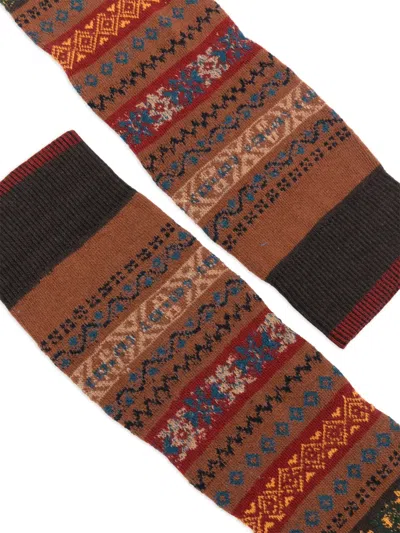 In The Box X Mitchumm Patterned Socks In Multi