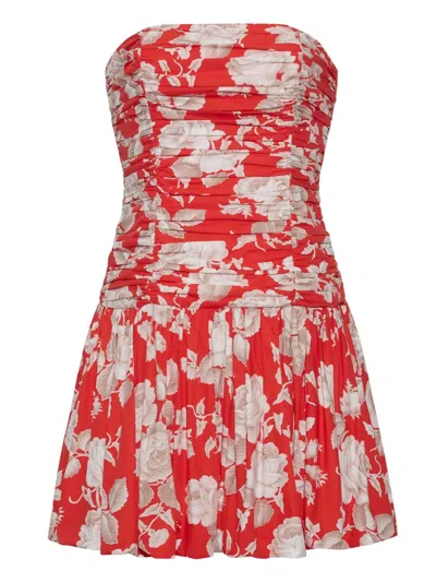 Cara Cara Montreal Floral-print Mini Dress In Multi