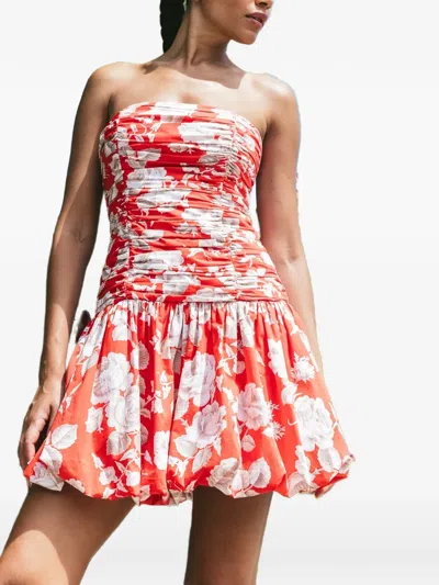 Cara Cara Montreal Floral-print Mini Dress In Multi