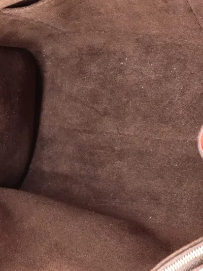 Pre-owned Louis Vuitton Cluny Top Handle Bag Epi Leather Bb Satchel In Red