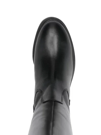 Keys Buckle Strap Boots In Multi