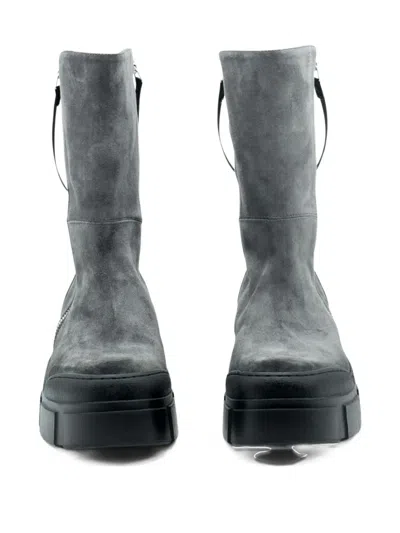 Vic Matie Roccia Zip-up Leather Ankle Boots In Multi