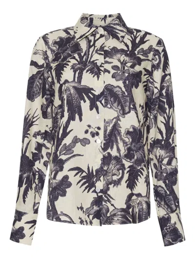 Cara Cara Perfect Floral Shirt In White