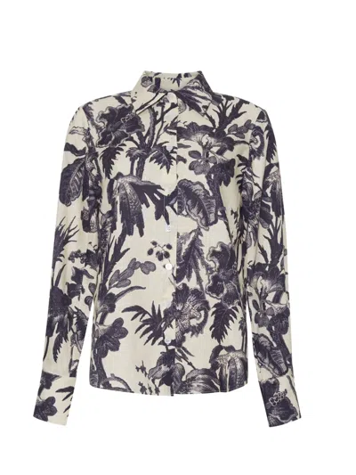 Cara Cara Perfect Floral Shirt In White