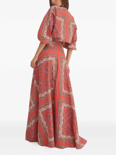 Cara Cara Gabriella Paisley Maxi Skirt In Multi