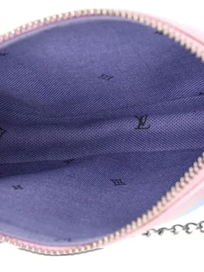 Pre-owned Louis Vuitton Pochette Accessoires Limited Edition Escale Monogram Giant Mini Clutch Bag In Multi