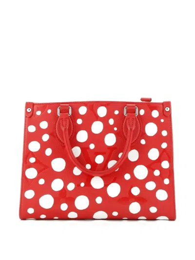 Pre-owned Louis Vuitton Onthego Yayoi Kusama Infinity Dots Monogram Empreinte Giant Pm Tote Bag In Multi