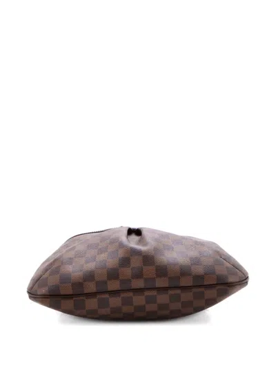 Pre-owned Louis Vuitton Bloomsbury Handbag Damier Pm Crossbody Bag In Brown