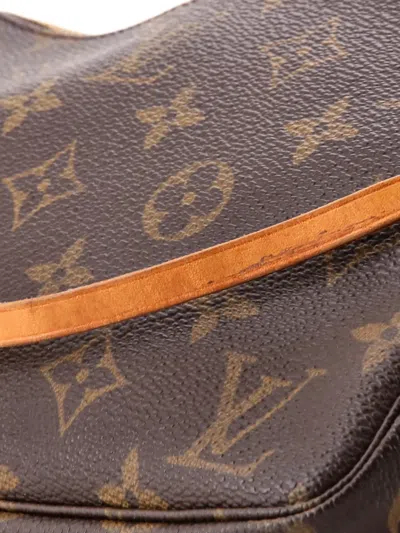 Pre-owned Louis Vuitton Pochette Accessoires Monogram Canvas Clutch Bag In Brown