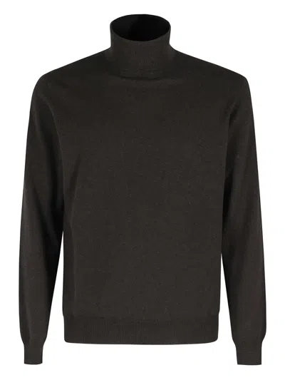 Filippo De Laurentiis Halterneck Sweater In Brown